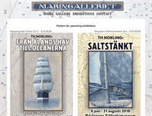 Tablet Screenshot of maringalleriet.com